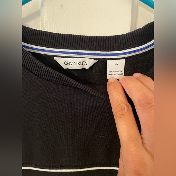 CALVIN KLEIN unisex logo pullover Sz L - Picture 3 of 4